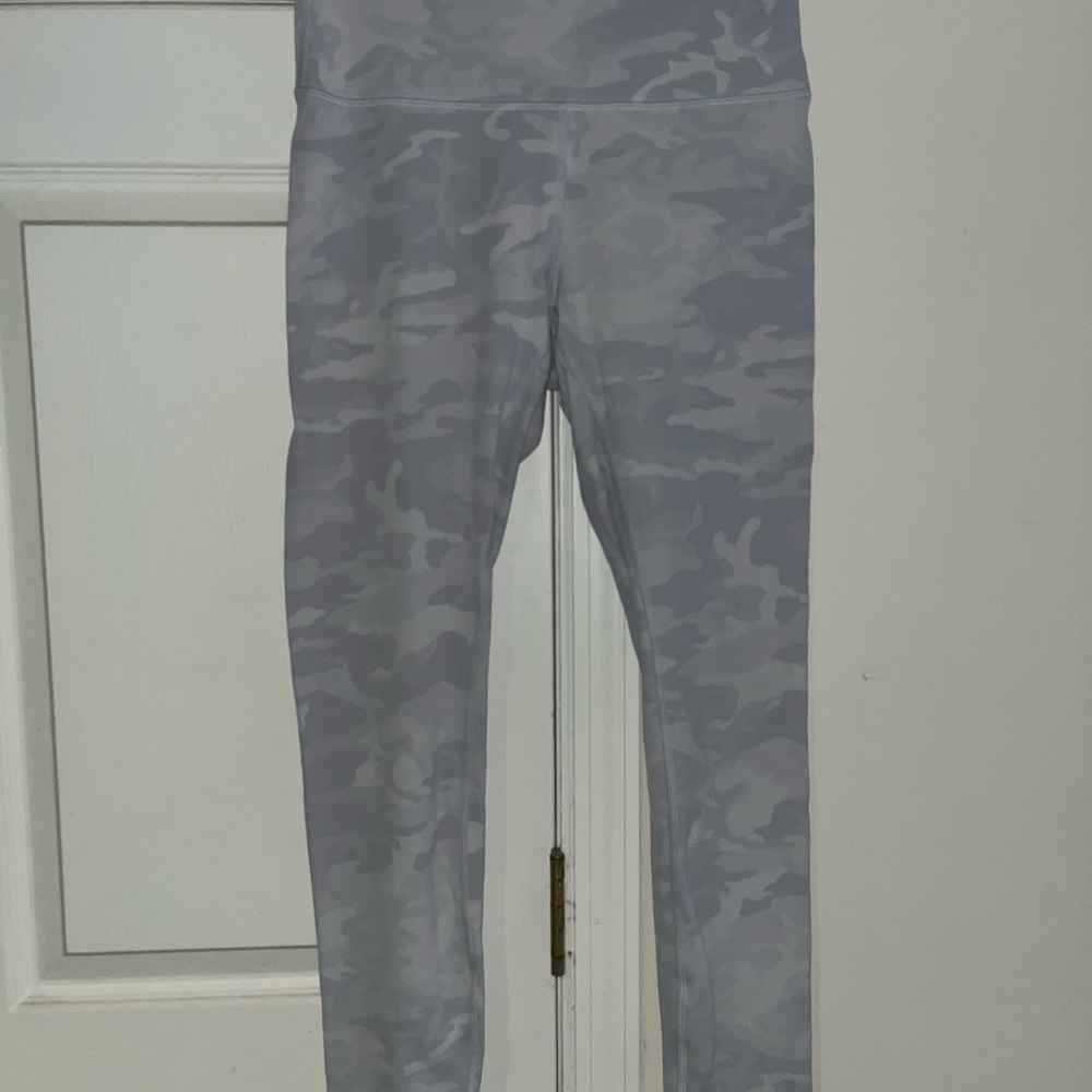 lululemon athletica Kids Gray Camouflage Leggings